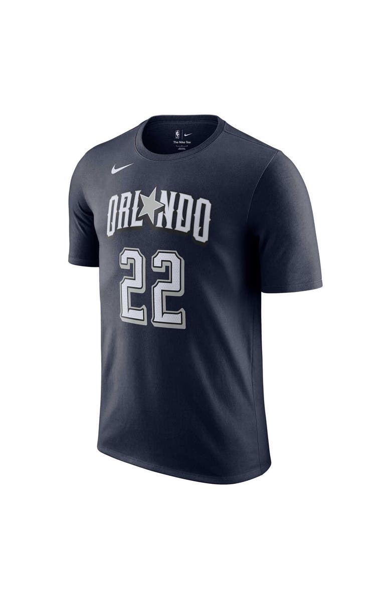 Nike Men's Nike Franz Wagner Navy Orlando Magic 2023/24 City Edition Name & Number T-Shirt, Alternate, color, 