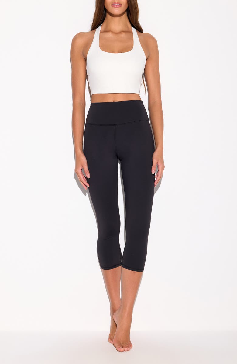 Spiritual Gangster Frankie Longline Racerback Sports Bra, Alternate, color, White