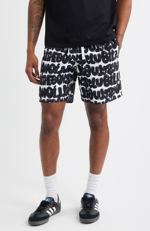 Billionaire Boys Club BB Bubble Nylon Drawstring Shorts in White  product