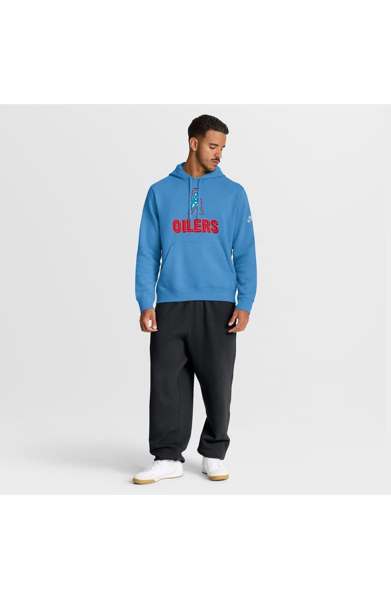 Nike Men's Nike Light Blue Tennessee Titans Best Season Rewind Club Pullover Hoodie, Alternate, color, Light Blue