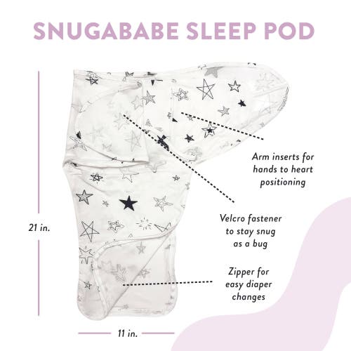 Norani Organic Snugababe Swaddle Sleep Pod With Arm Inserts
