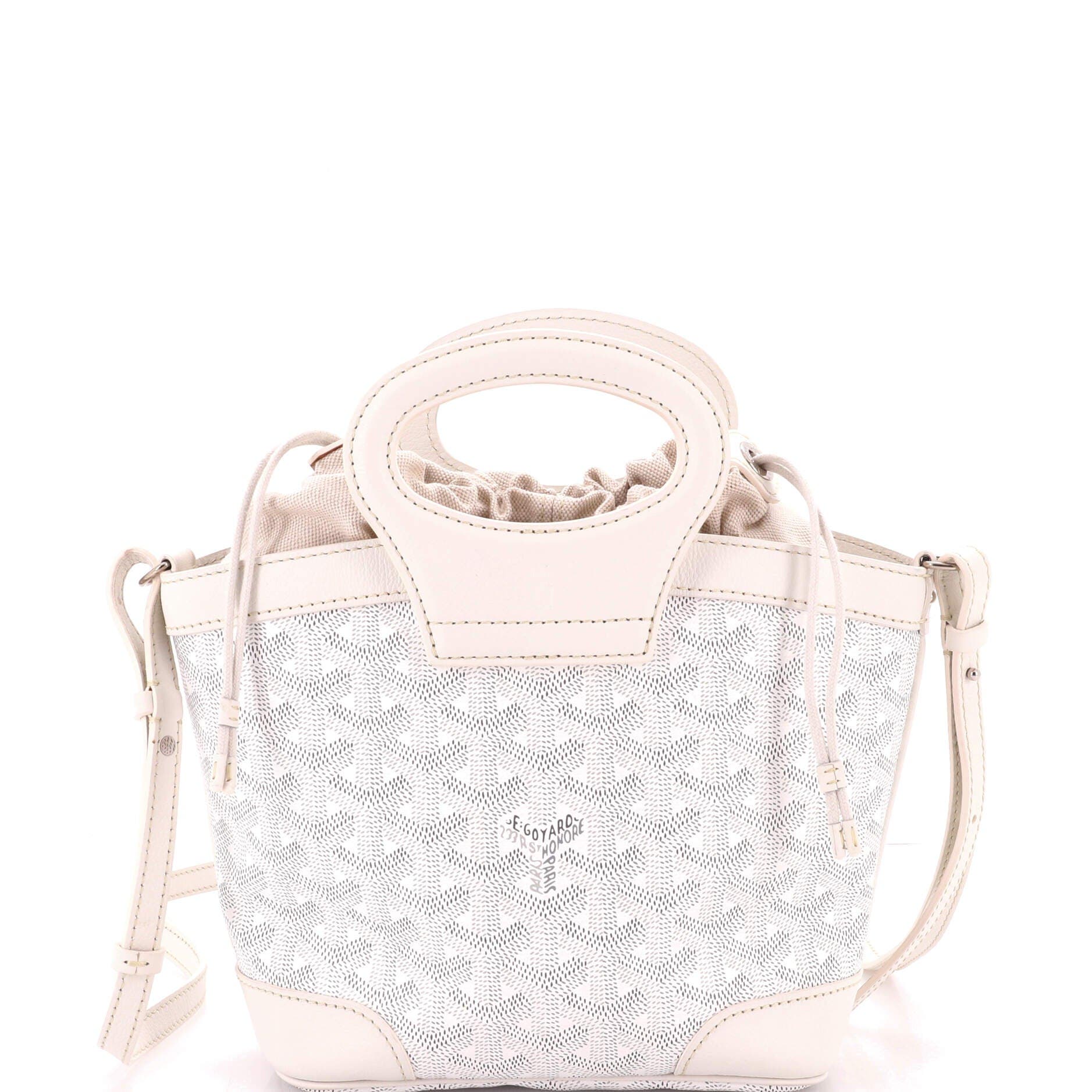 Beluga Bag Coated Canvas Mini, Main, color, White