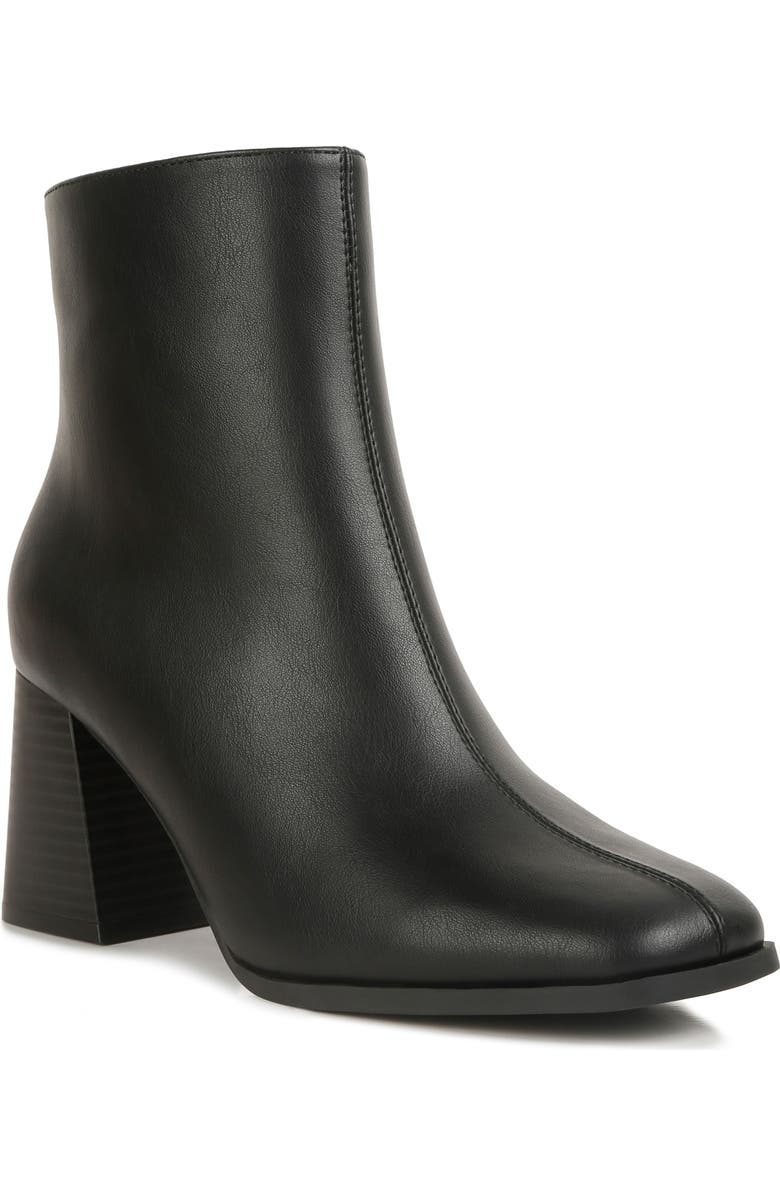 LONDON RAG Faux Leather Bootie, Main, color,