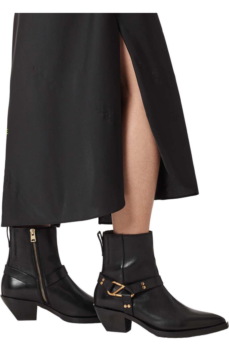 AllSaints Fox Moto Bootie, Alternate, color, Black