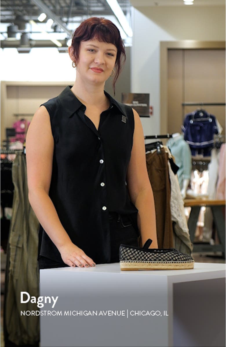 Kayla Soft Mary Jane Espadrille Ballet Flat, sales video thumbnail