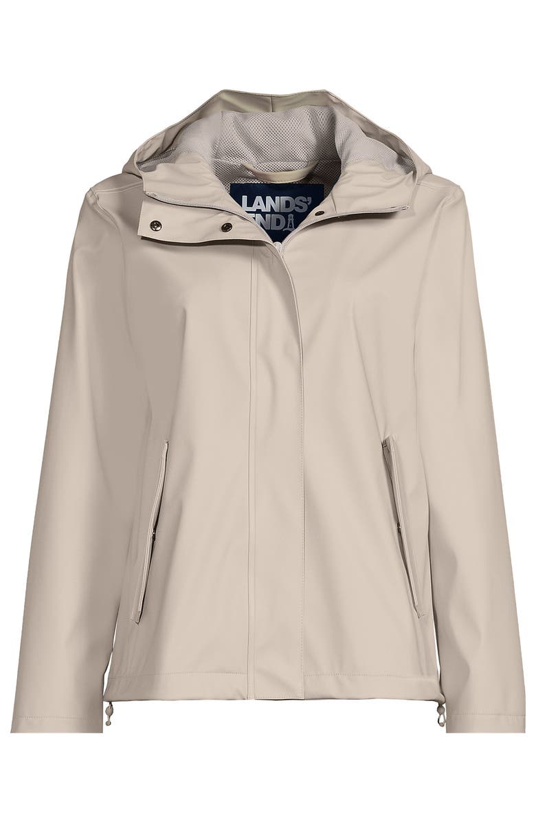 Lands' End Squall Waterproof Rain Slicker Jacket, Alternate, color, Dusk Gray