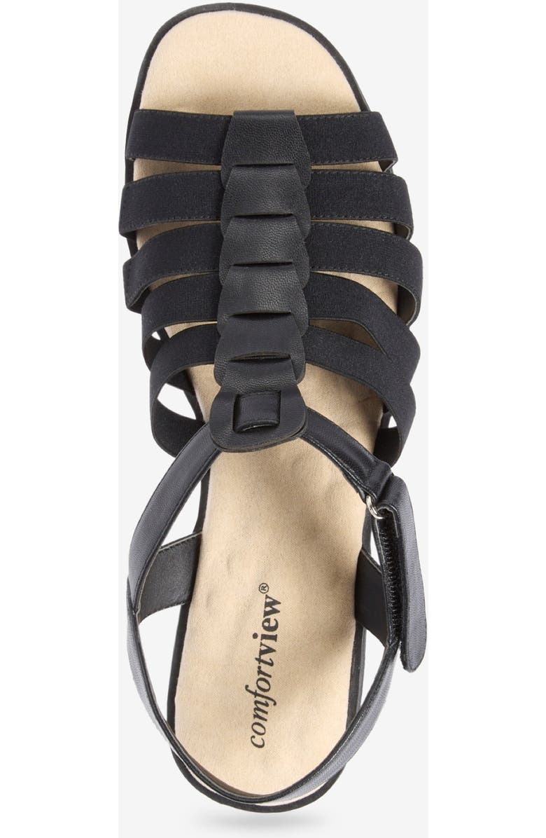 Comfortview The Dorian Fisherman Sandal, Alternate, color, Black