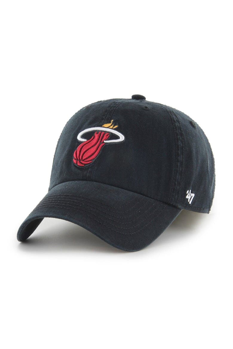 Men's '47 Black Miami Heat  Classic Franchise Fitted Hat, Main, color, Black