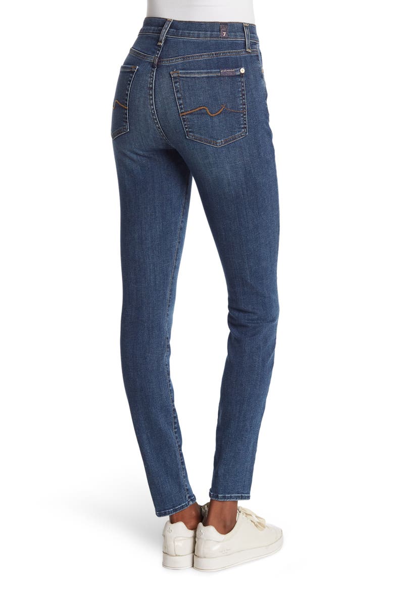 High Waist Gwenevere Skinny Jeans, Alternate, color, CAMBRIDGE