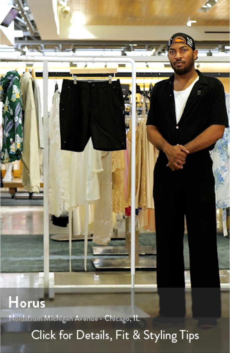 Kids' Utility Scallop Hybrid Shorts, sales video thumbnail