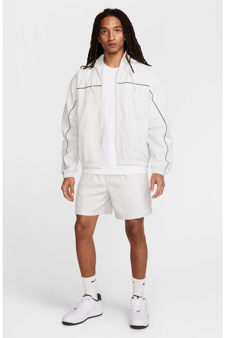 Club Woven Flow Shorts, Alternate, color, 025 PTNDST/WHITE