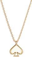 Kate Spade New York mini spade pendant necklace