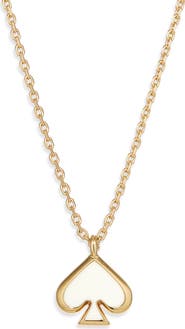 Kate Spade New York mini spade pendant necklace