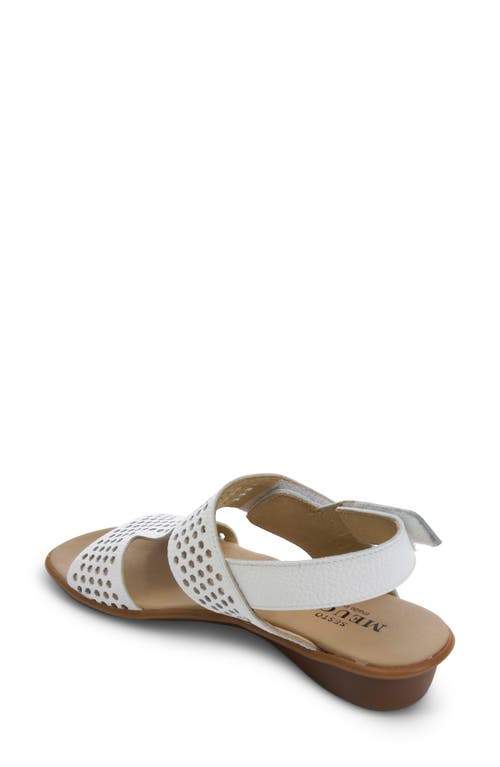 Sesto Meucci Elicia Slingback Sandal In White