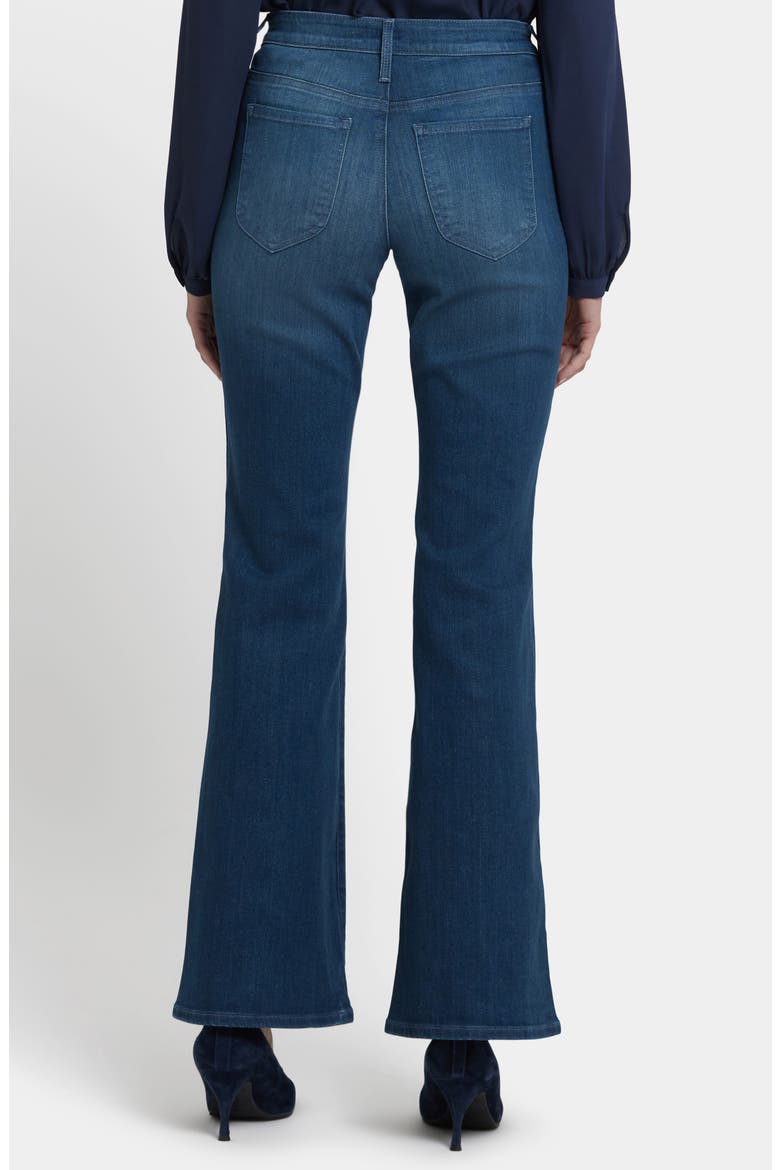 Ava Patch Pocket Mid Rise Flare Jeans, Alternate, color, HUGO RAIN