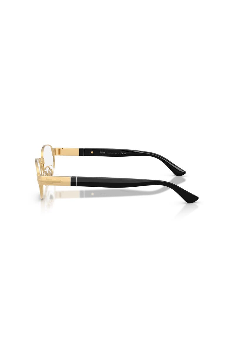 52mm Oval optical glasses, Alternate, color, Gold