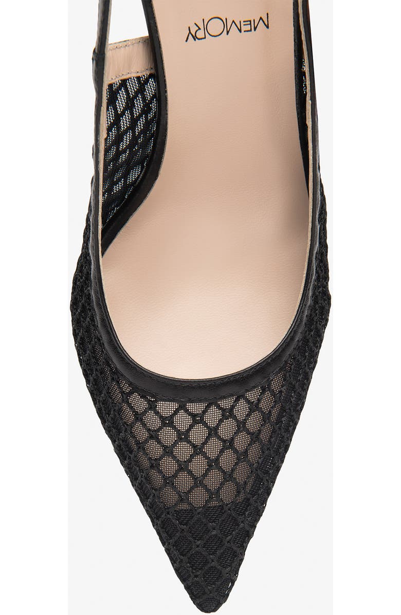 NeroGiardini Slingback Pointed Toe Pump, Alternate, color, Black