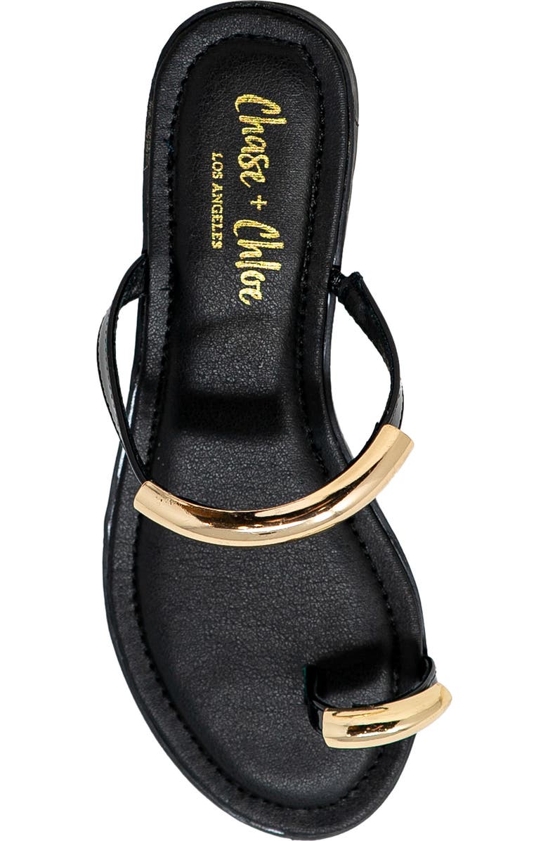 CHASE AND CHLOE Jexley Slide Sandal, Alternate, color,