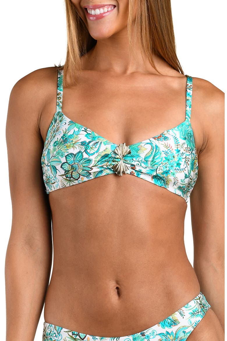 Free Spirit Sweetheart Bikini Top, Main, color, BLUE/ GREEN MULTI