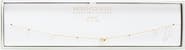 ARGENTO VIVO Faux Pearl Ball Cluster Anklet