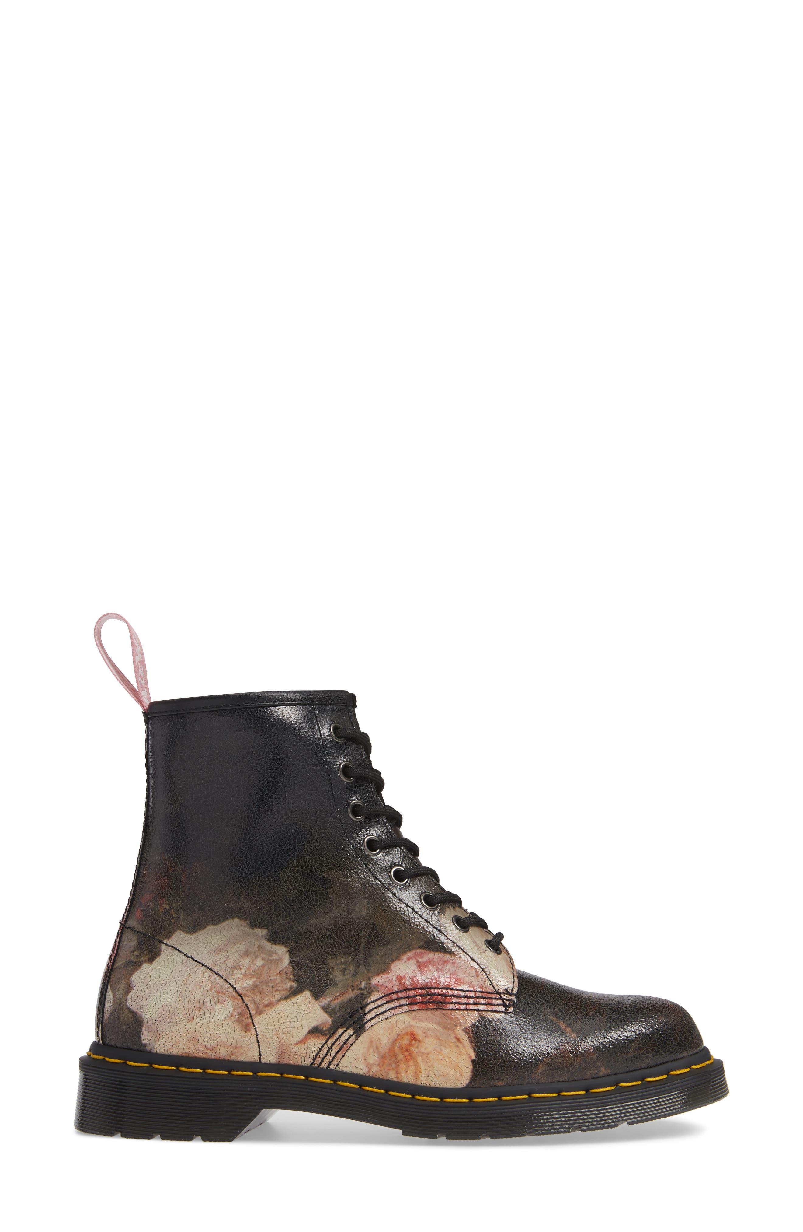 Dr. Martens 1460 Power Floral Leather Boot, Alternate, color, 