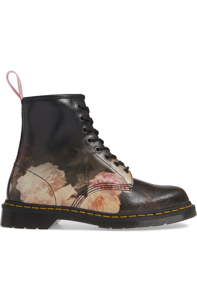 Dr. Martens 1460 Power Floral Leather Boot, Alternate, color,