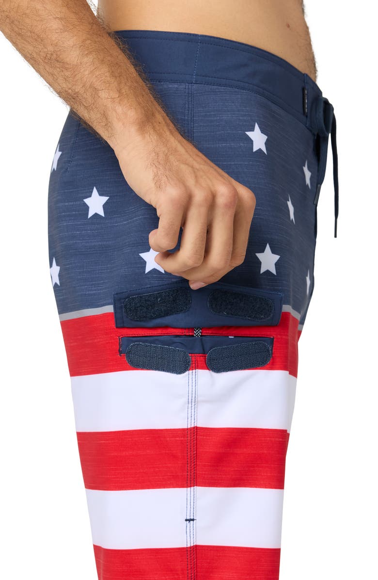 O'Neill Lennox USA 20 Board Shorts, Alternate, color, 