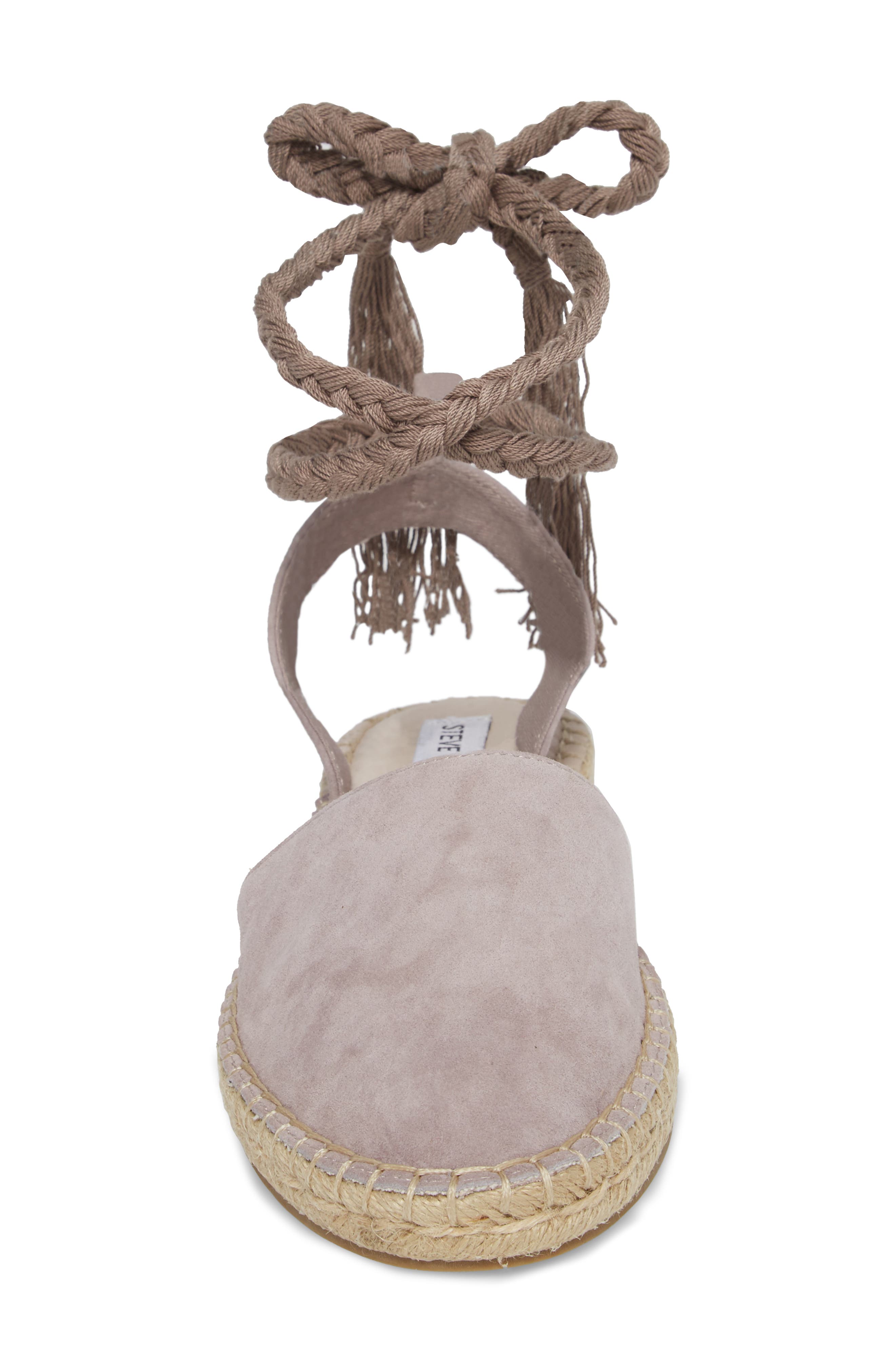 Mesa Wraparound Espadrille, Alternate, color, GREY SUEDE