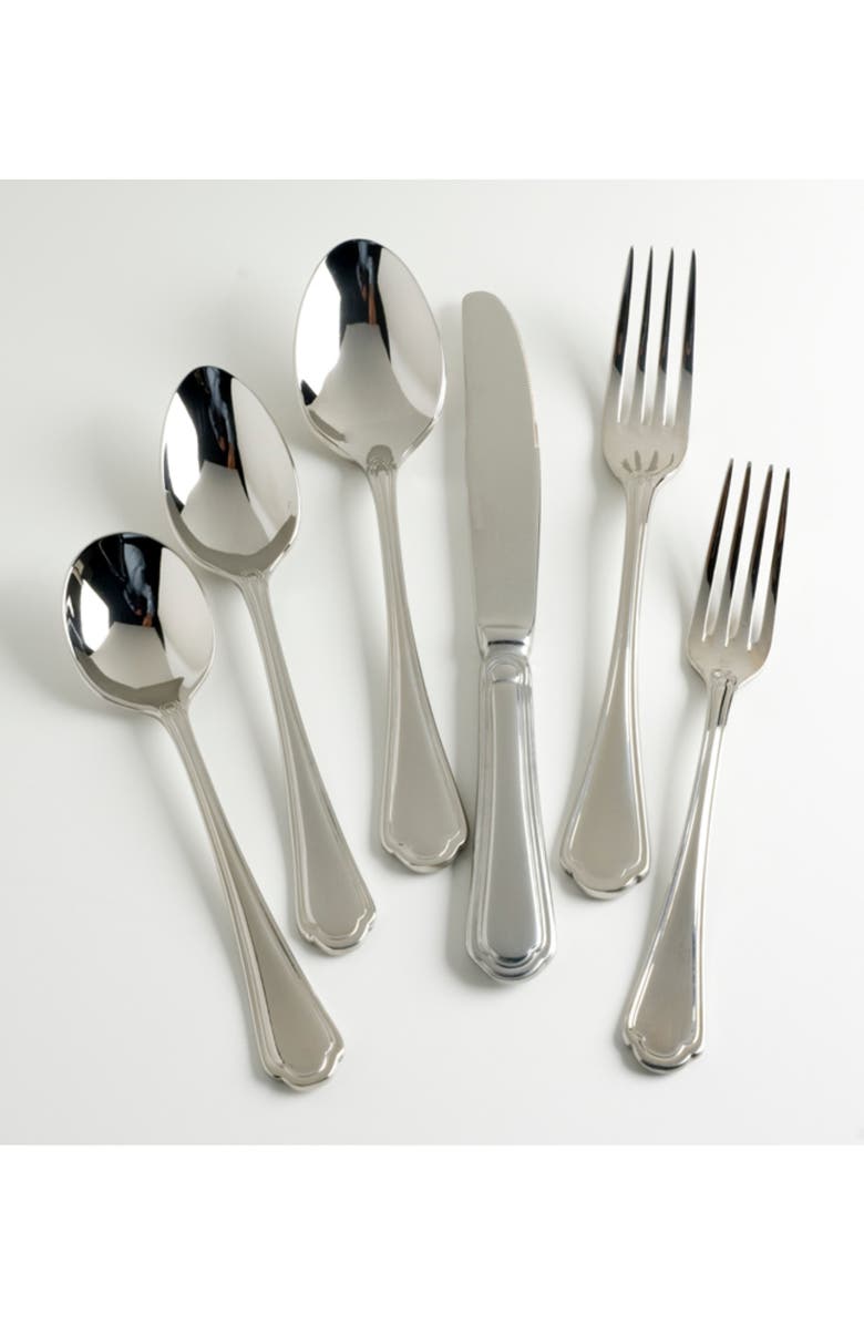 Fortessa Medici 20-Piece Place Setting, Alternate, color, Silver