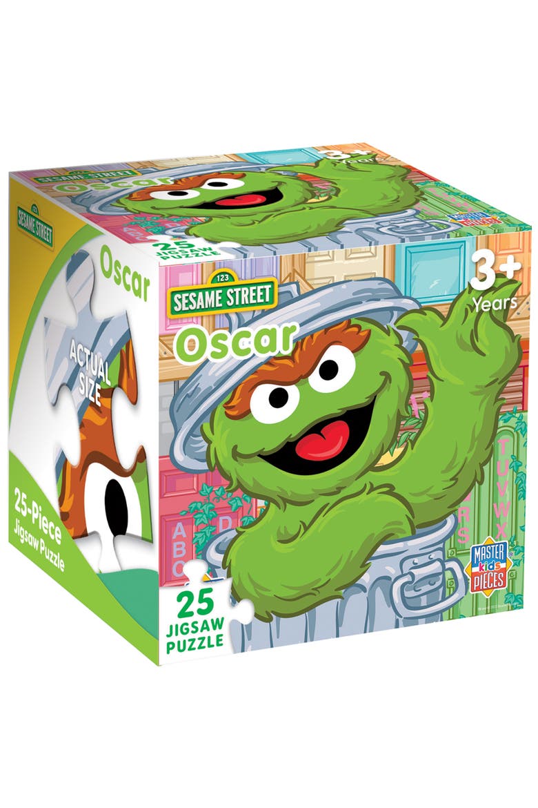 Sesame Street Oscar the Grouch 25 Puzzle, Main, color, Multicolor