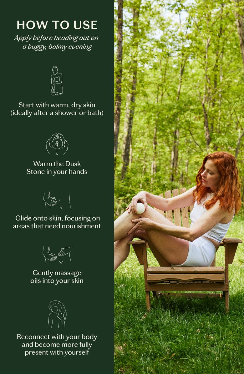 Kate McLeod Dusk Stone - Natural Insect Repellant & Lotion Bar, Alternate, color, 