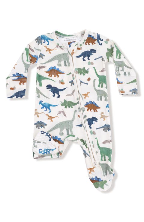 Washy Dinos Zip Footie (Baby)