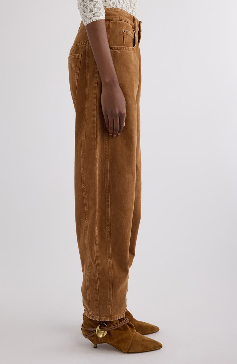 Isabel Marant Oriane Barrel Leg Jeans, Alternate, color,