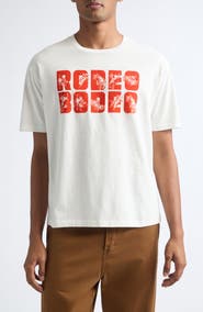 Bode Rodeo Bodeo Cotton Graphic T-Shirt