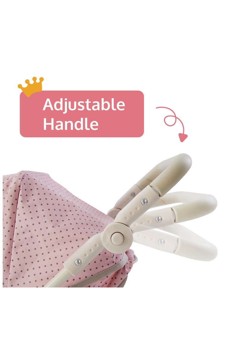 Olivia's Little World 2-in-1 Doll Stroller, Alternate, color, PINK/ GREY