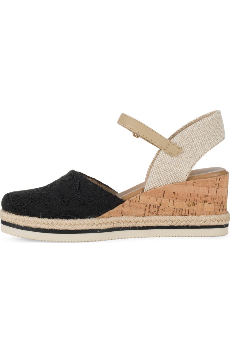 BARETRAPS Alycia Wedge Sandal, Alternate, color, Black