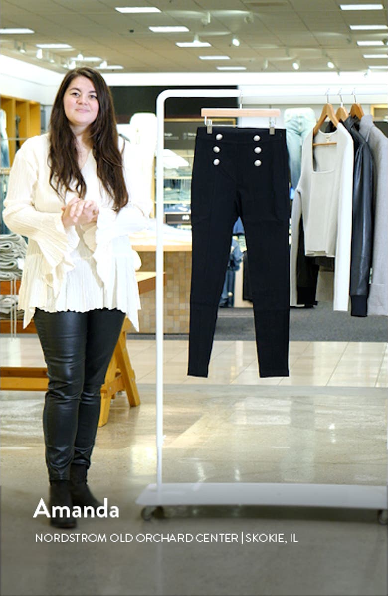 Sailor Button Skinny Pants, sales video thumbnail