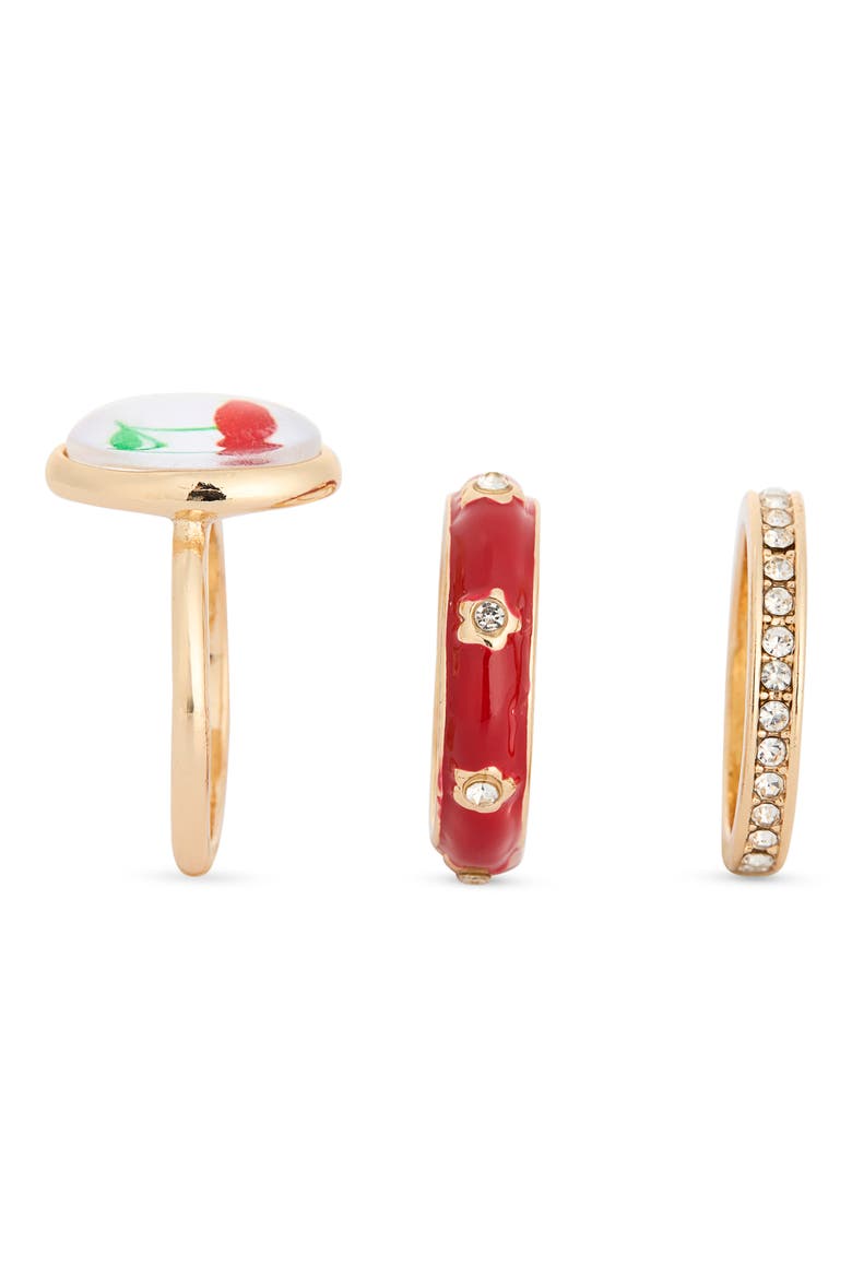 Mixed Cherry Ring, Alternate, color, RED MULTI- GOLD