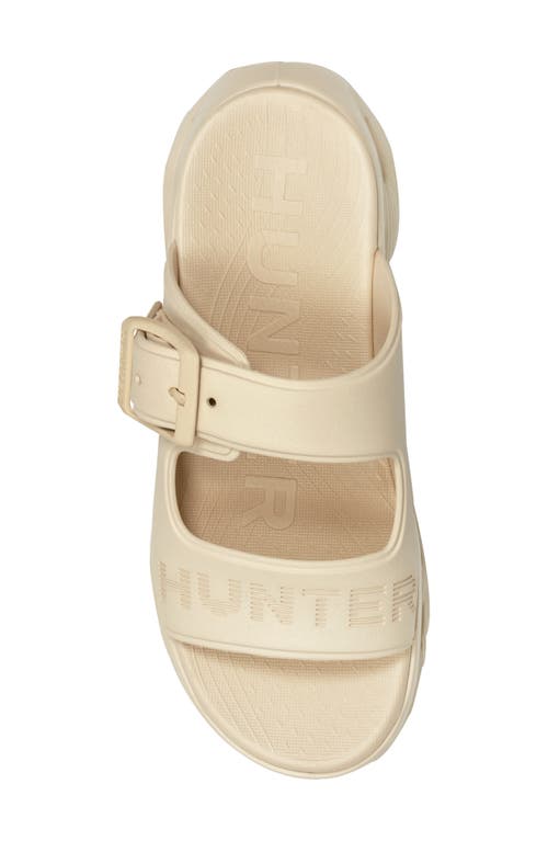 Hunter Greta Slide Sandal In Neutral