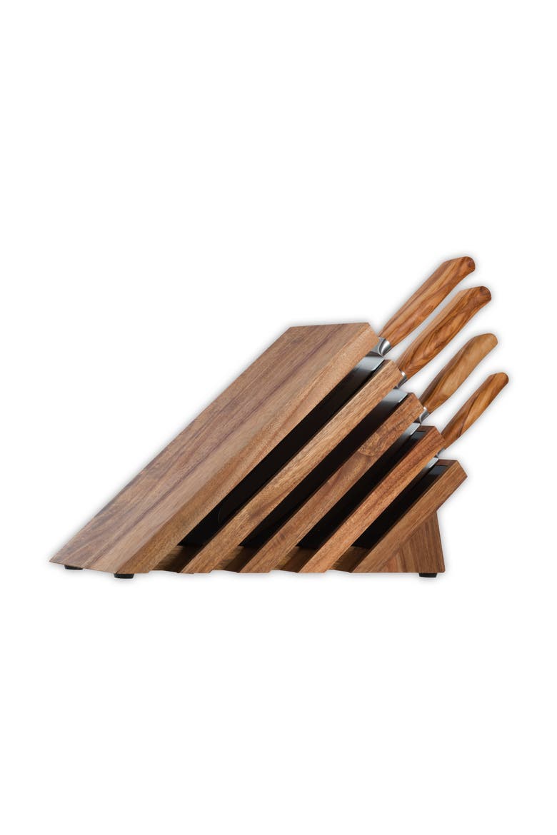 Oliva Elite 5 Piece Knife Block Set, Main, color, Oliva