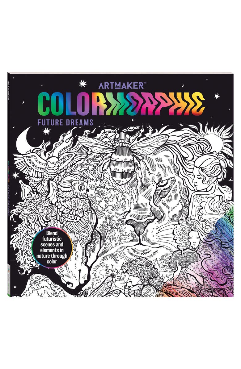 Art Maker Colormorphic Future Dreams Coloring Books, Main, color, Multicolored