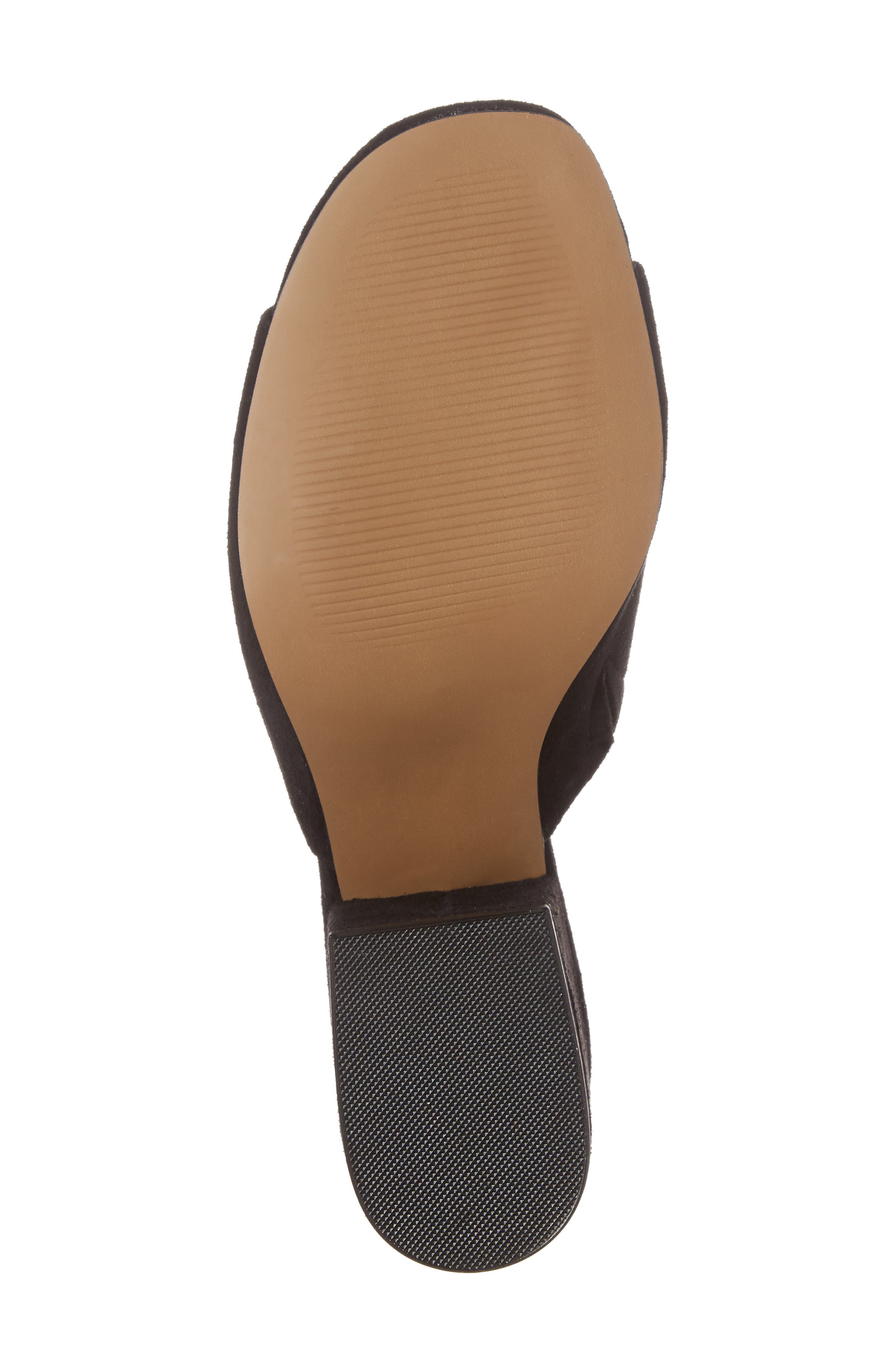 Dalis Slide Sandal, Alternate, color, BLACK SUEDE