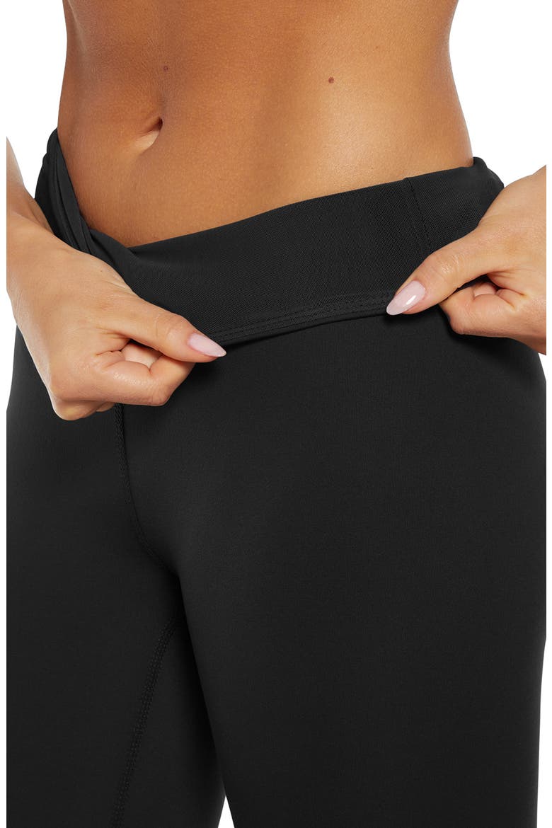 High Waist Basic Leggings, Alternate, color, BLACK