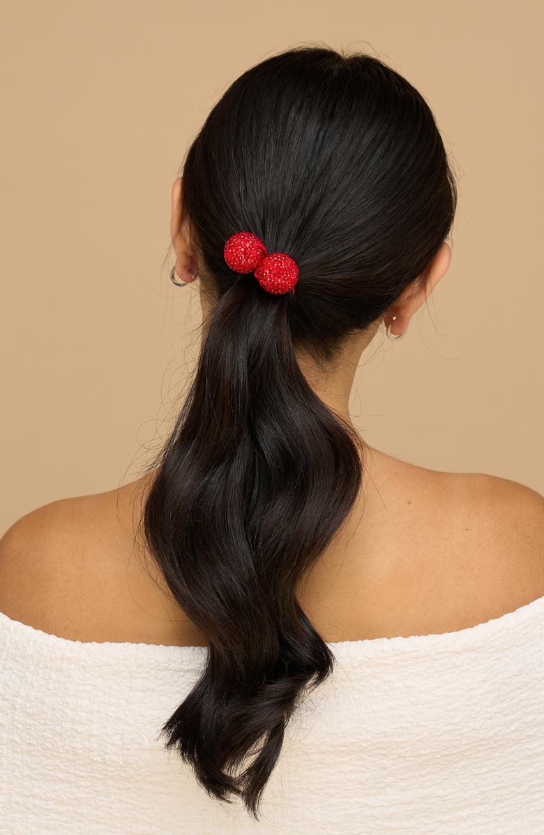 Kitsch 2-Pack Bubble Hair Ties, Alternate, color, Red/ Pink