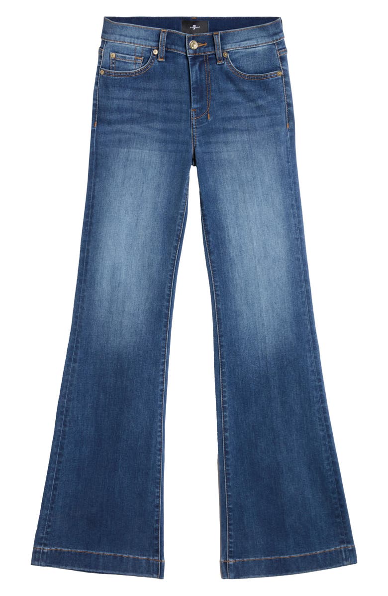 7 For All Mankind Dojo Flare Jeans, Alternate, color, Gale