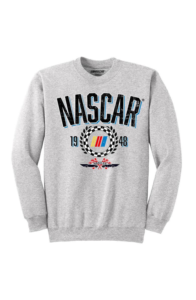 NASCAR Men's NASCAR Heather Gray Team Pullover Sweatshirt, Alternate, color, Heather Gray