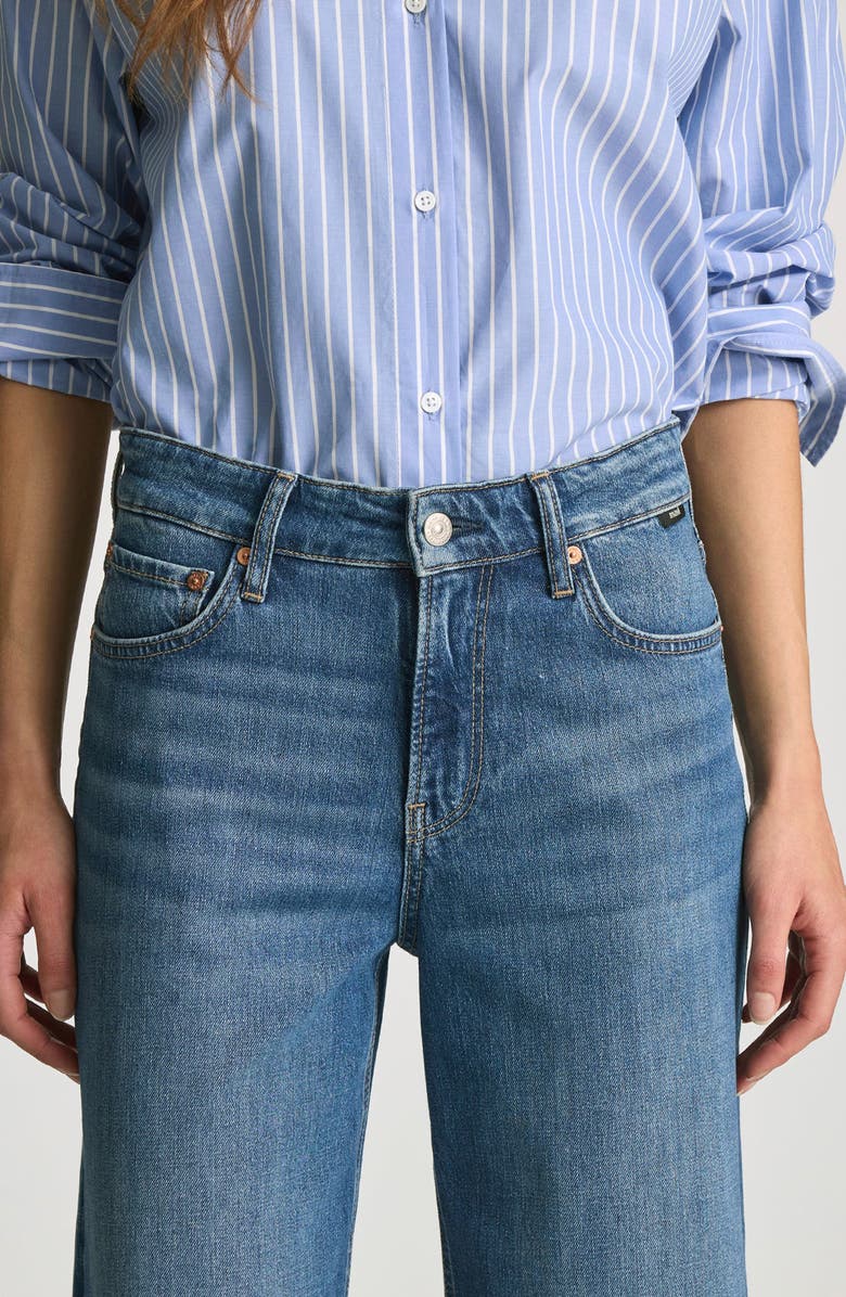 Mavi Jeans Florida High Waist Wide Leg Jeans, Alternate, color, 