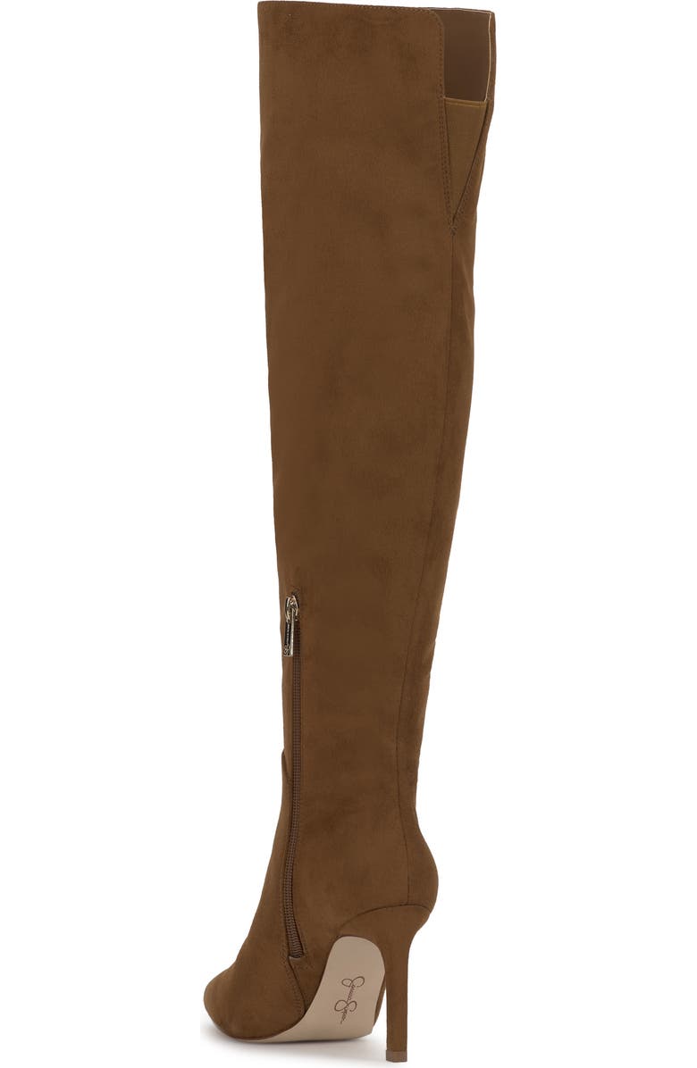 Jessica Simpson Earon Pointed Toe Over the Knee Boot, Alternate, color, Safari Brown