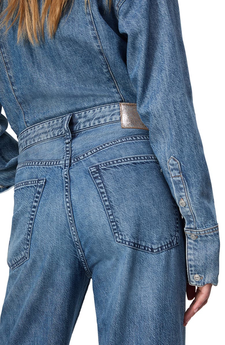 rag & bone Featherweight Logan Wide Leg Jeans, Alternate, color, River