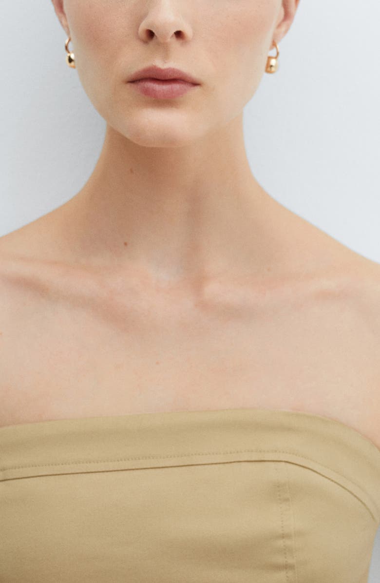 MANGO Strapless Cargo Jumpsuit, Alternate, color,